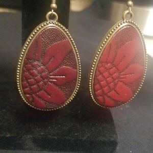 Earrings beautiful bung sunflowers